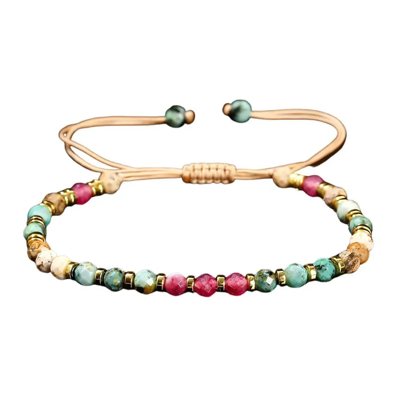 Pulseira de Micanga Modelo Boheme fundo branco
