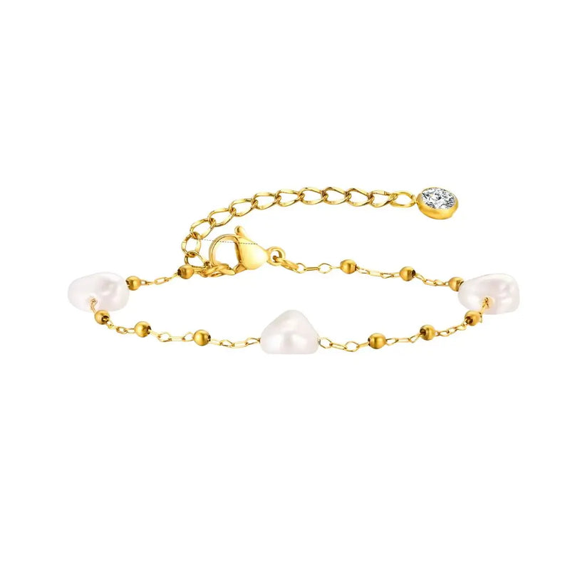 Pulseira de Perolas Modelo Celine fundo branco 2