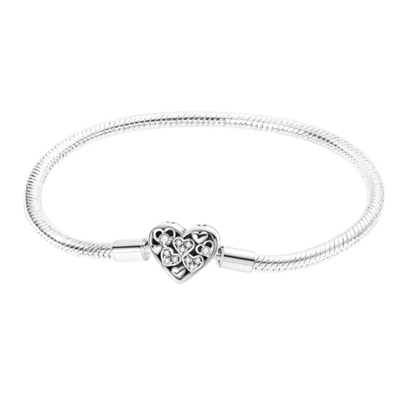Pulseira de Prata Modelo Celestia fundo branco