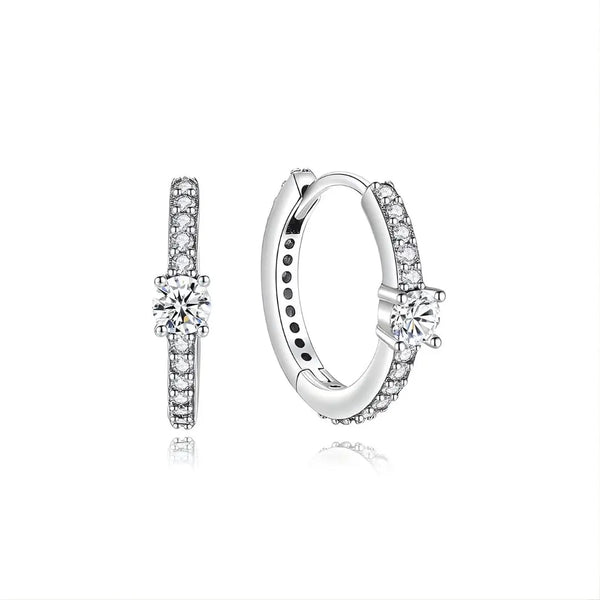 Brinco Prata Argola Modelo Vega