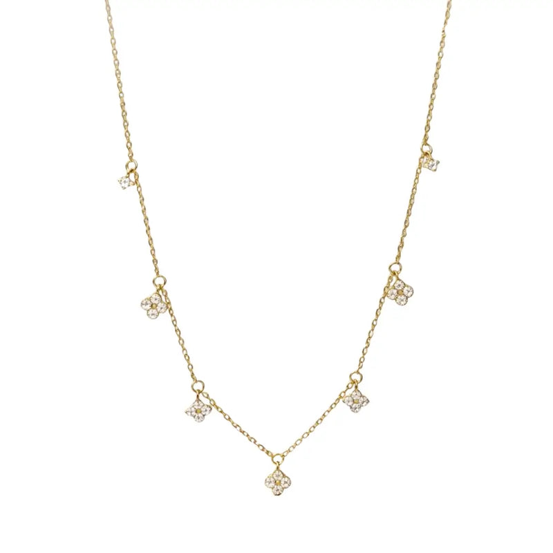 Colar De Ouro Petite Clover 2