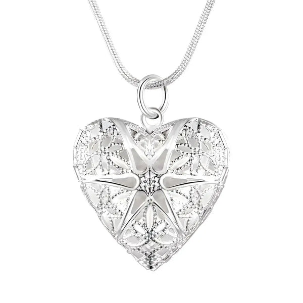 Colar Feminino de Prata Grande Feeling