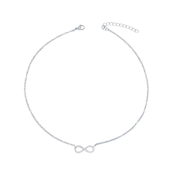 Colar de Aço Inoxidável Modelo Infinity