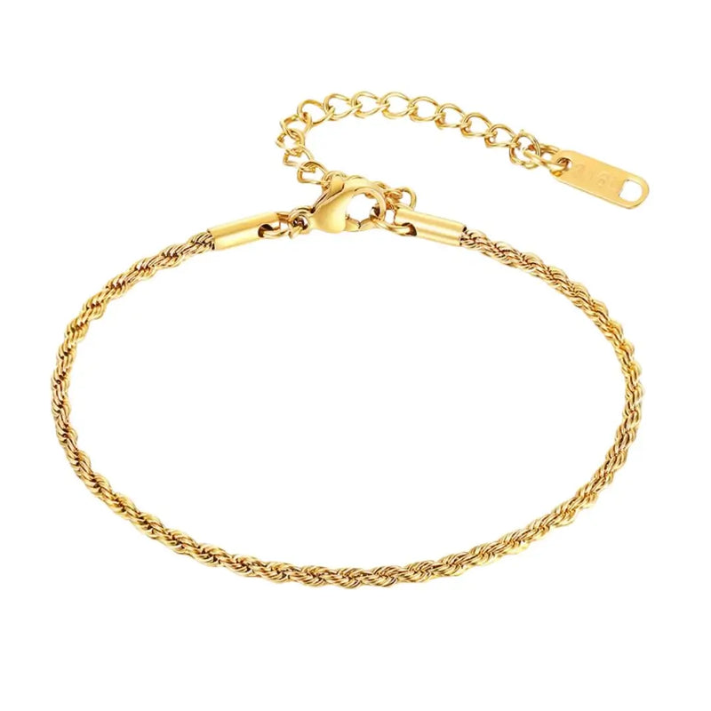 Pulseira Dourada Modelo Baiana fundo branco