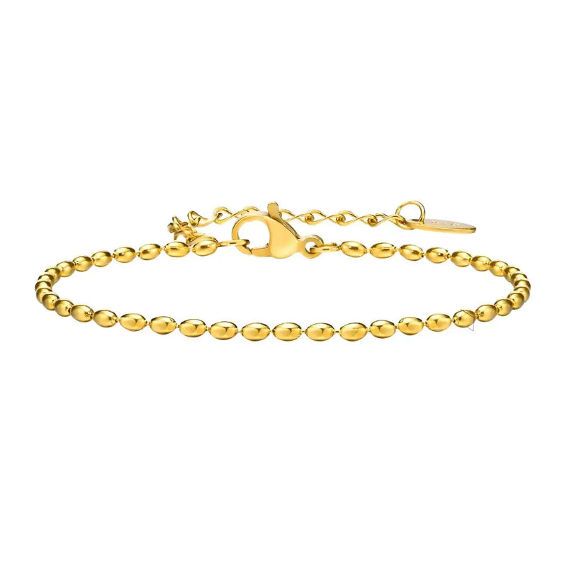 Pulseira Dourada Modelo Eclat fundo branco
