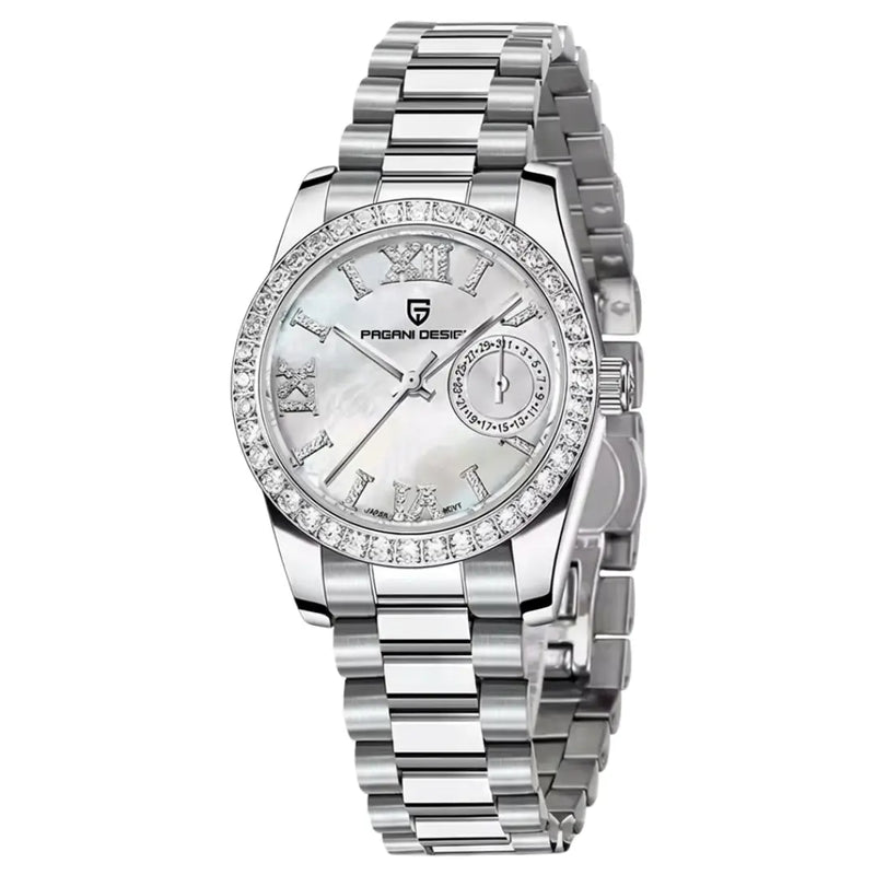 Relogio Feminino Crystal White 4